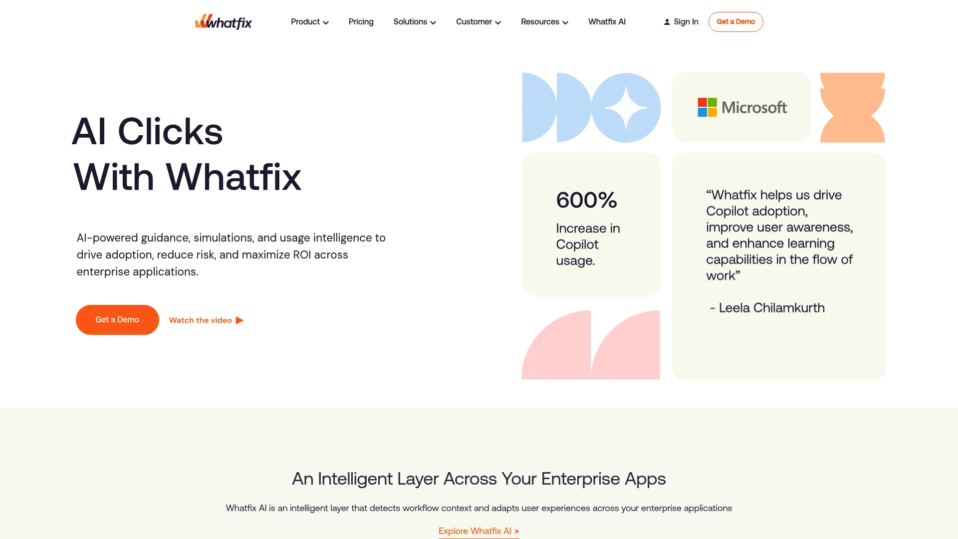 Whatfix digital adoption platform for retention