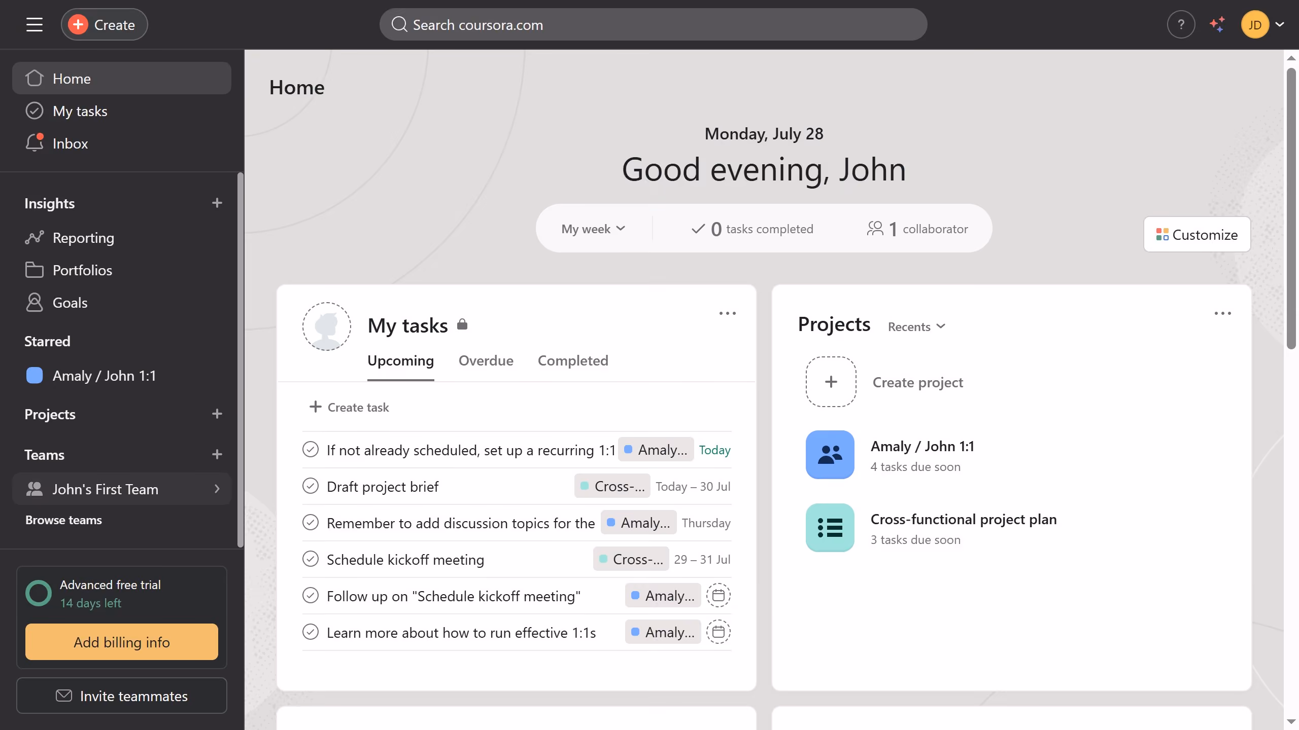 How to change team privacy to private in Asana
