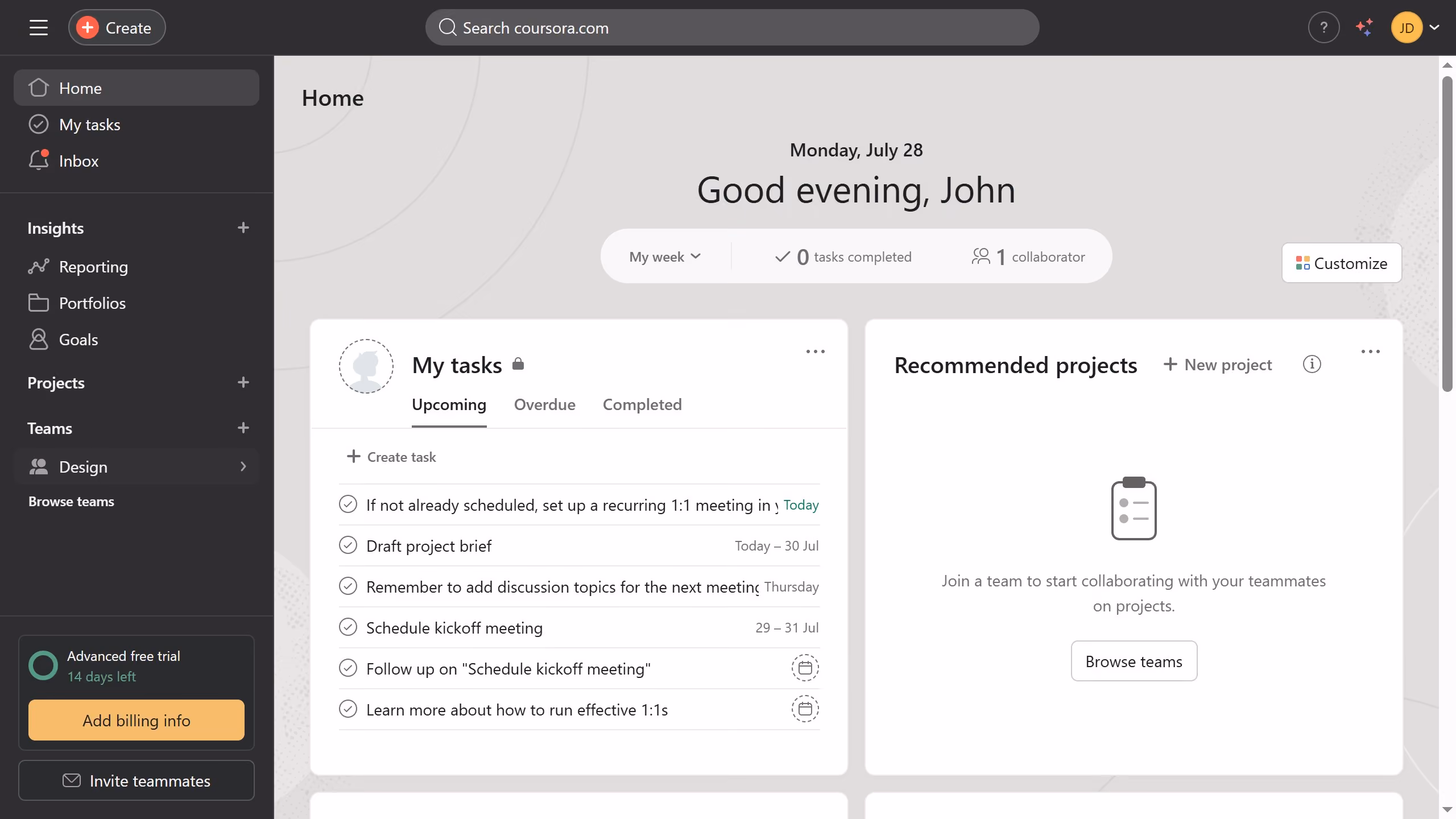 How to change team editing permissions to admin only in Asana