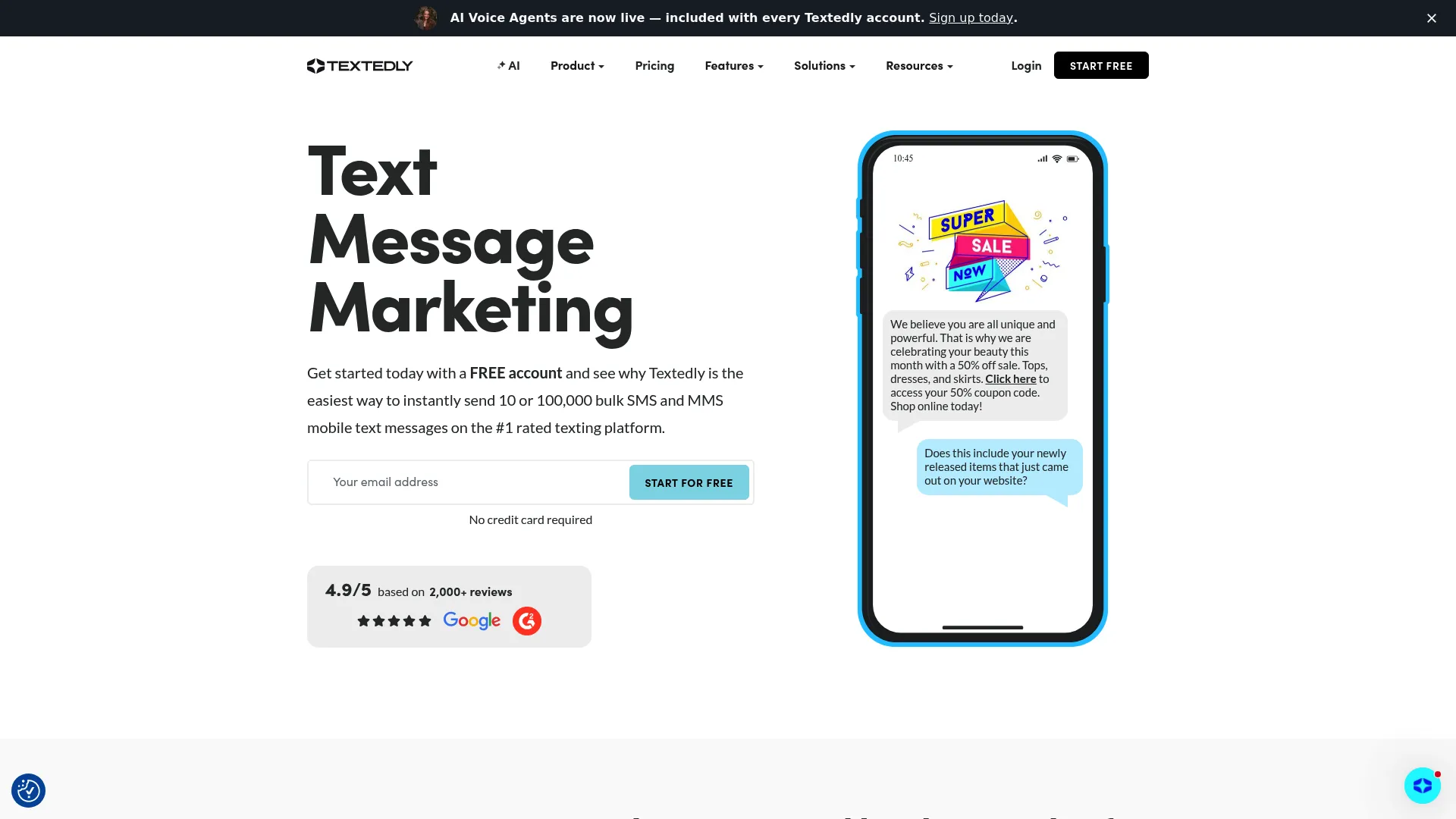 Textedly SMS appointment reminder platform