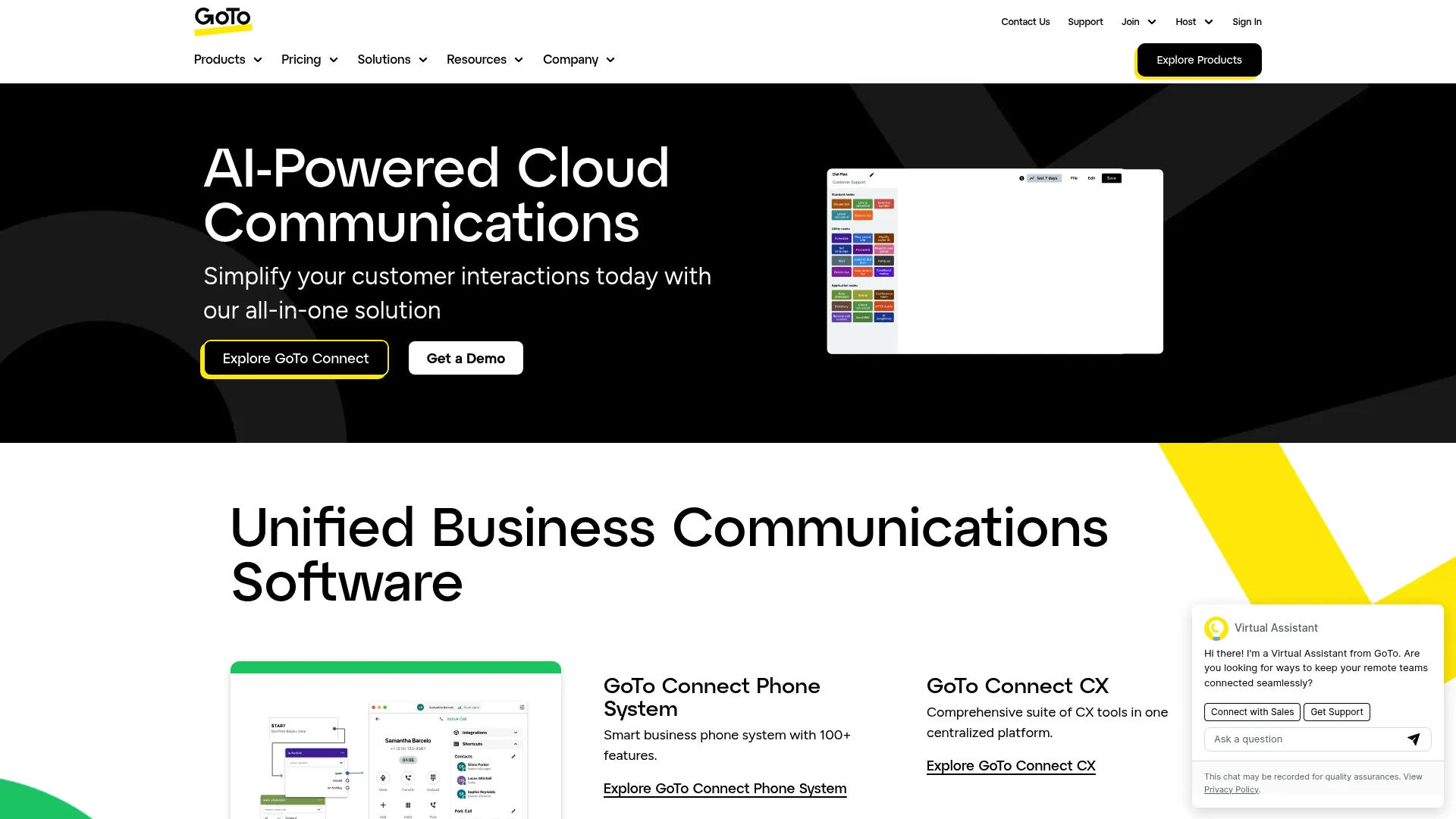 GoTo Contact Center software
