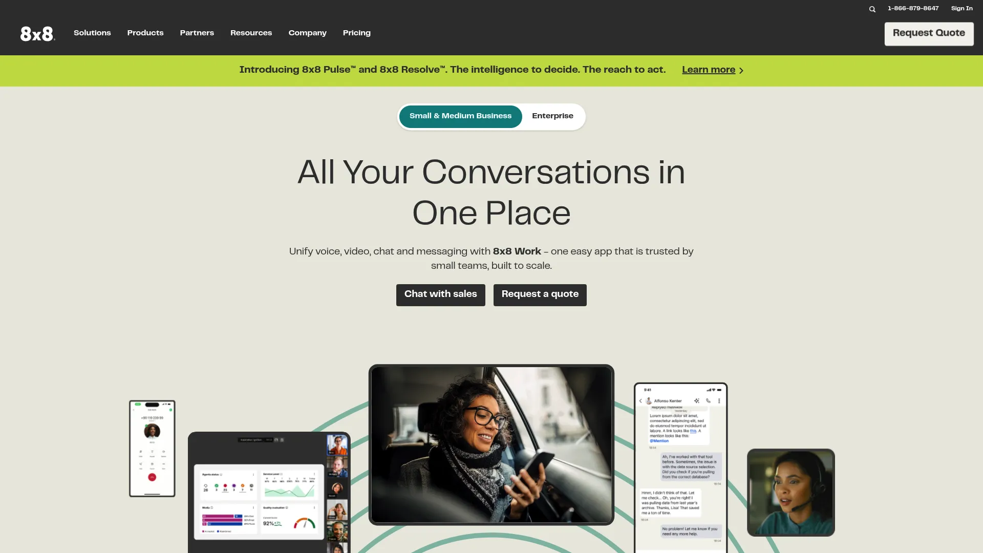 8x8 Contact Center software
