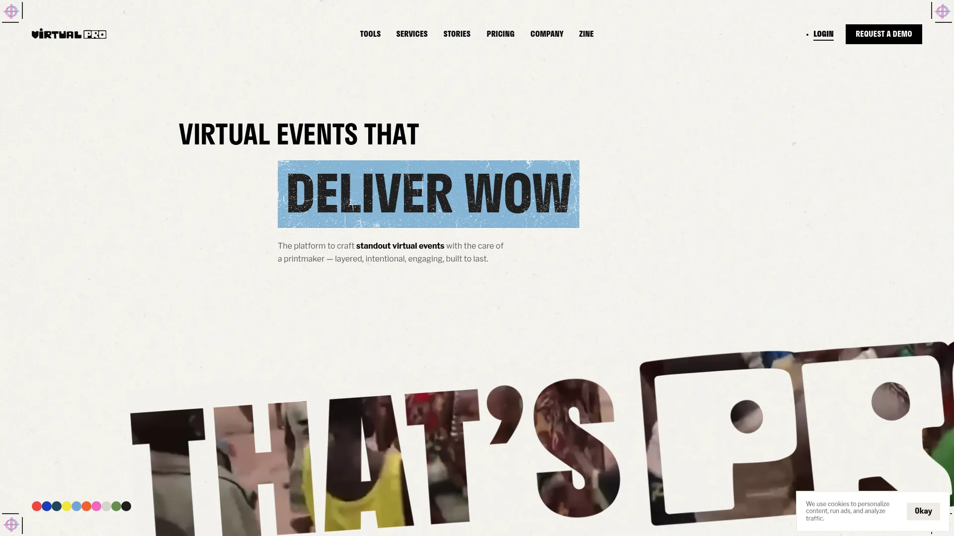 Hubilo webinar and virtual event platform homepage