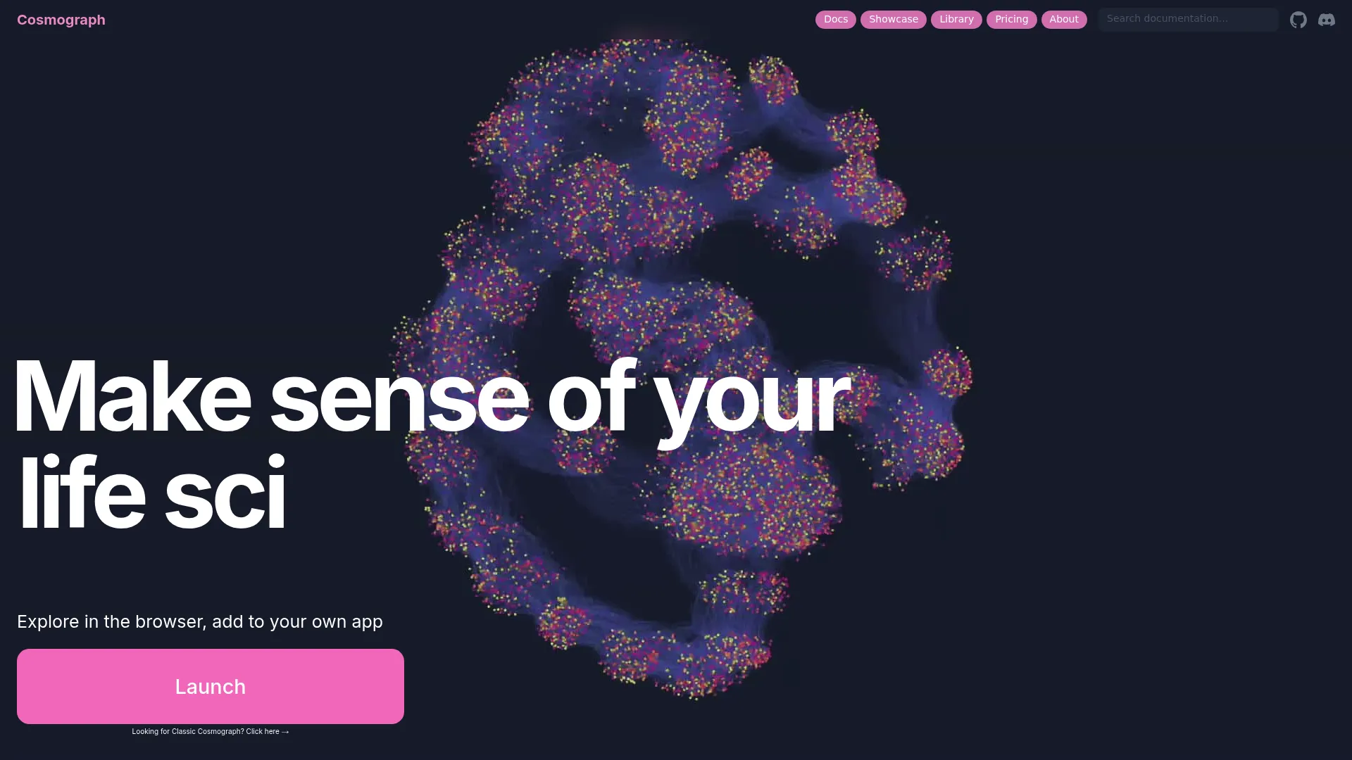 Cosmograph large graph visualization in the browser