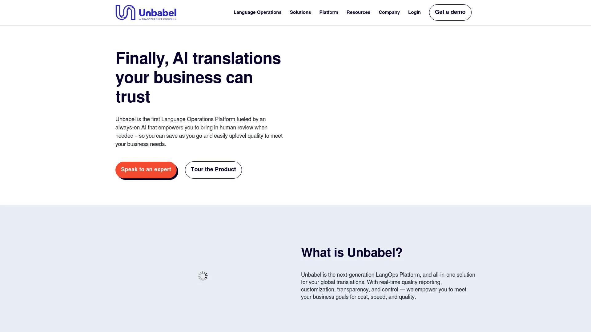 Unbabel language operations platform