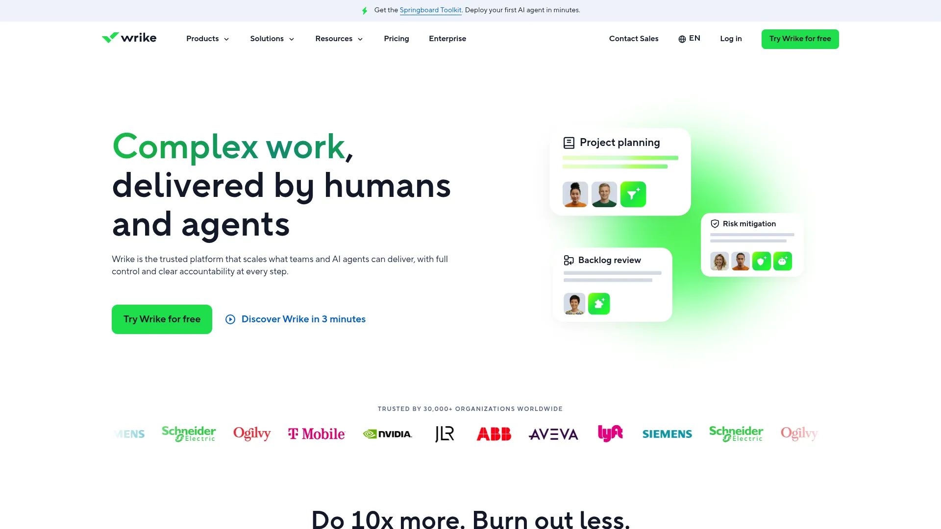 Wrike work management and content workflow platform
