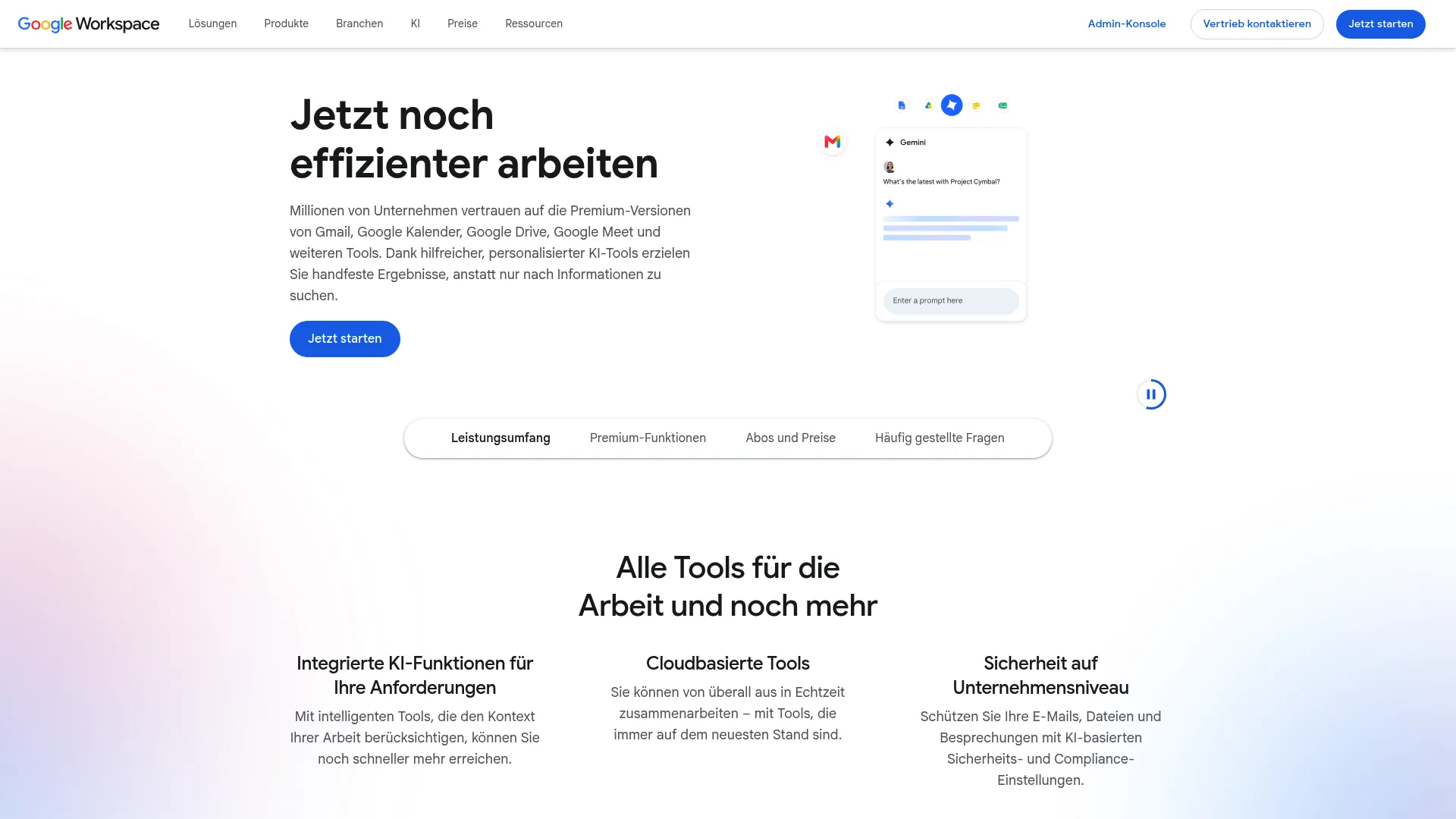 Google Workspace productivity and collaboration suite
