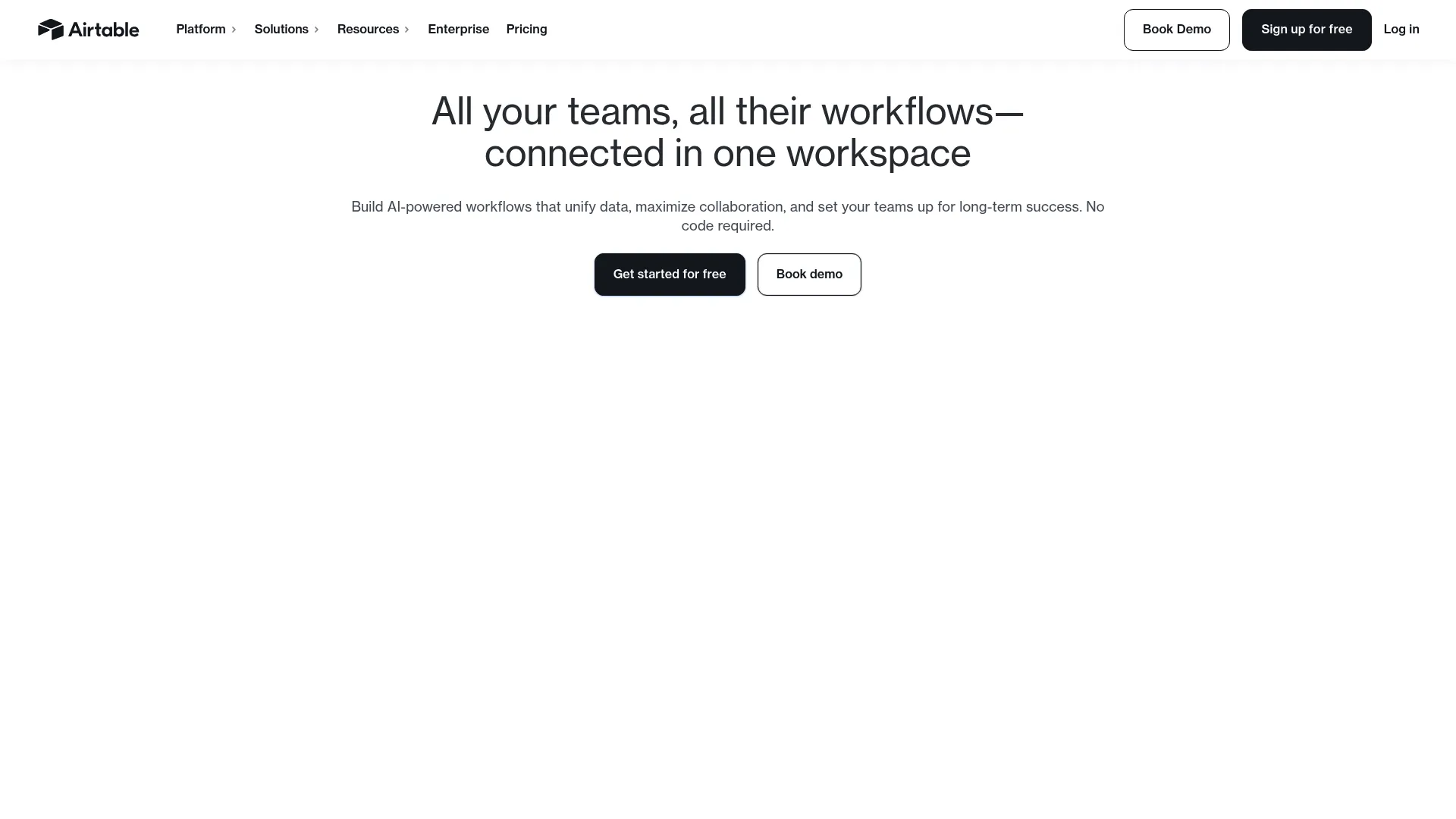 Airtable structured content collaboration platform