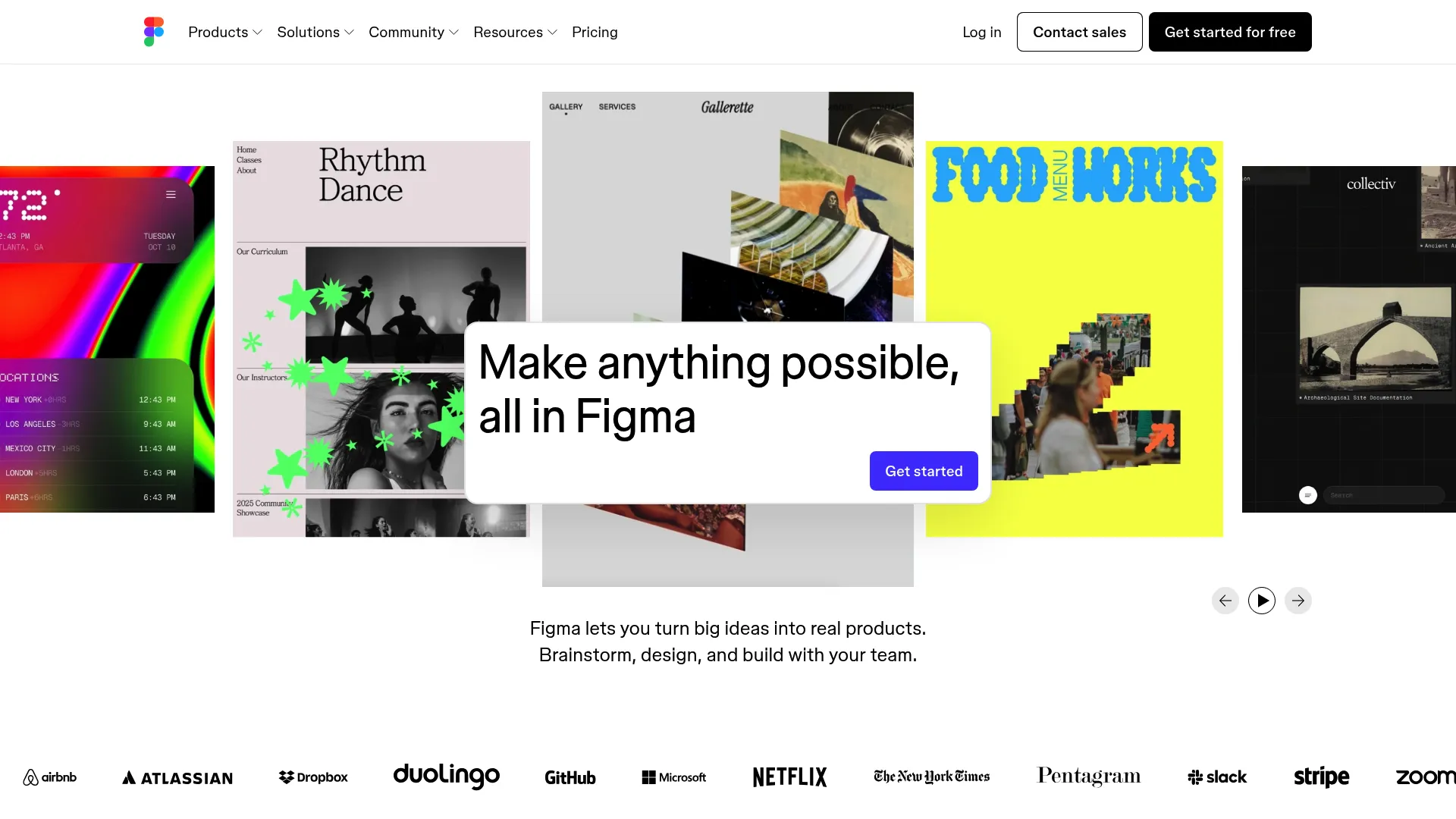Figma collaborative design platform