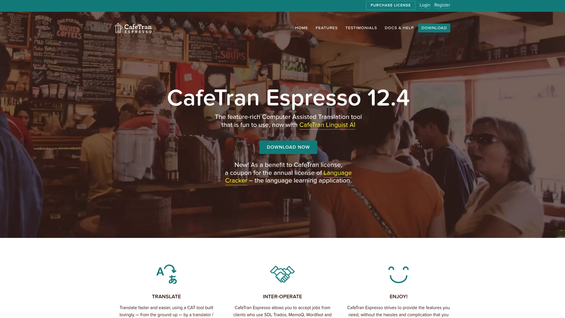 CafeTran Espresso desktop CAT tool
