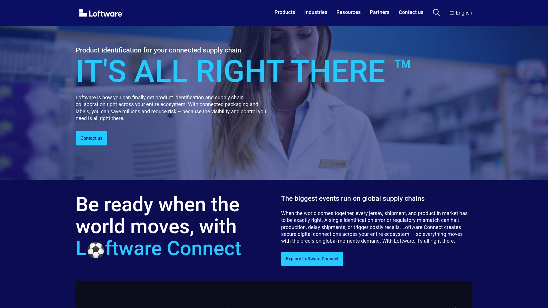 Loftware enterprise labeling and artwork management homepage