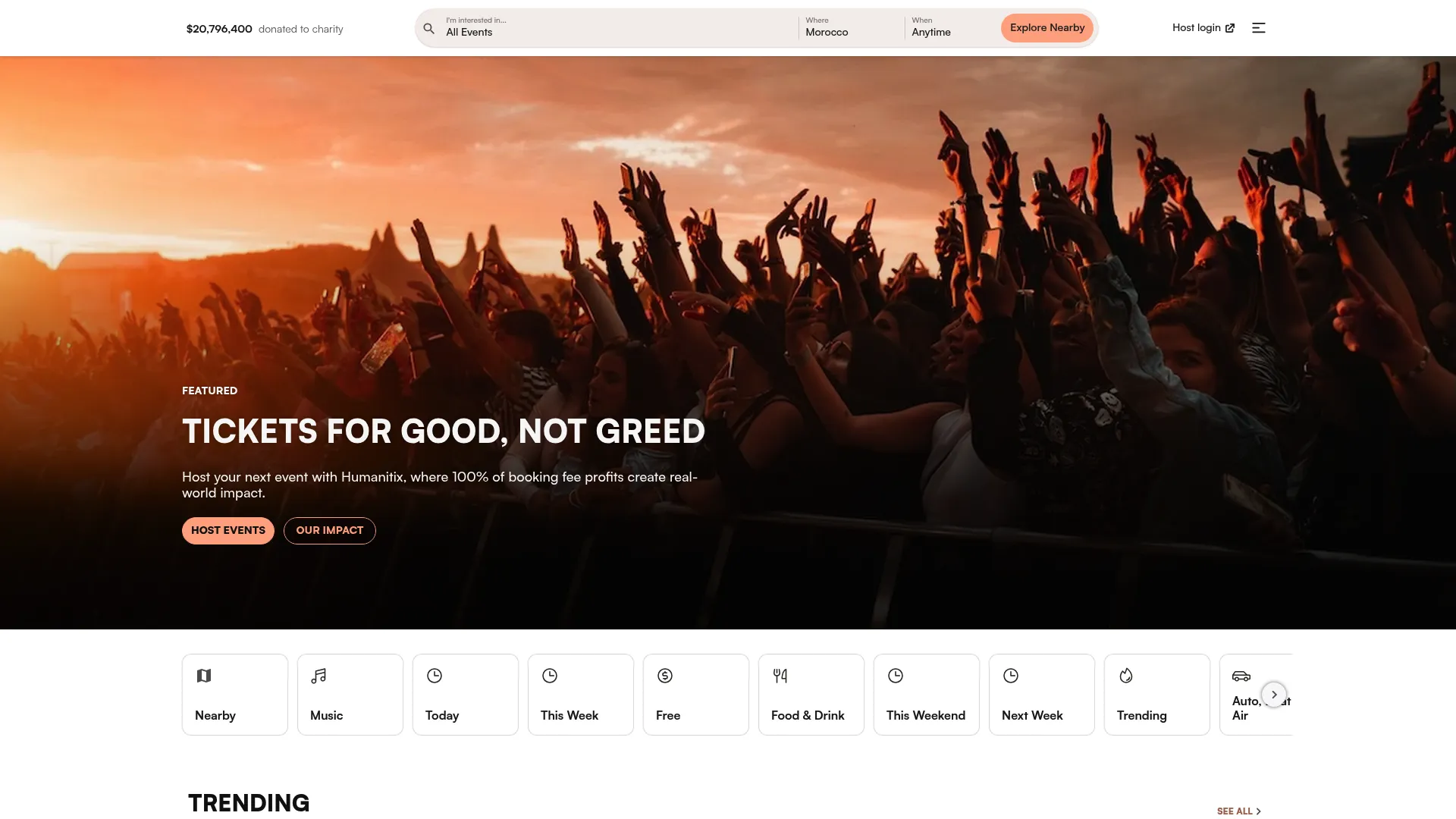 Humanitix ticketing platform