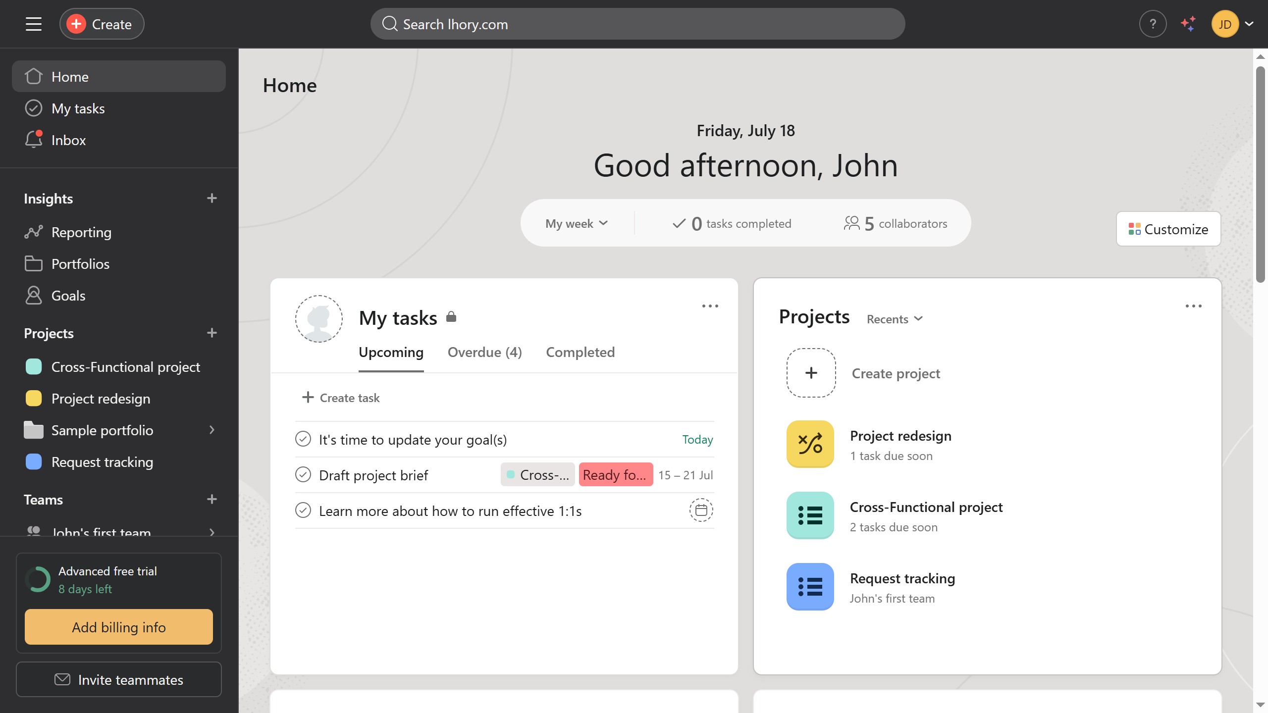 How to change task assignees in list view in Asana