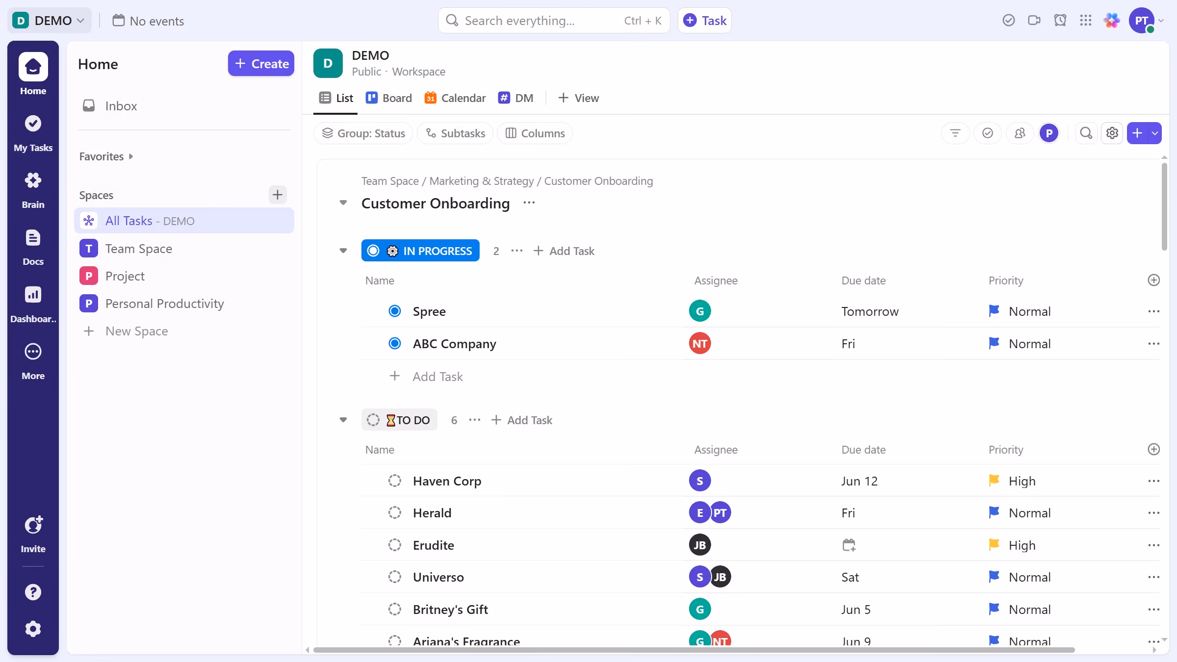 How to access the App Center from the Command Center in ClickUp