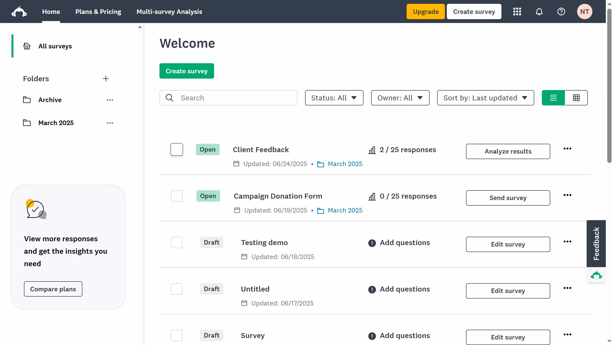 How to set survey expiration dates in SurveyMonkey
