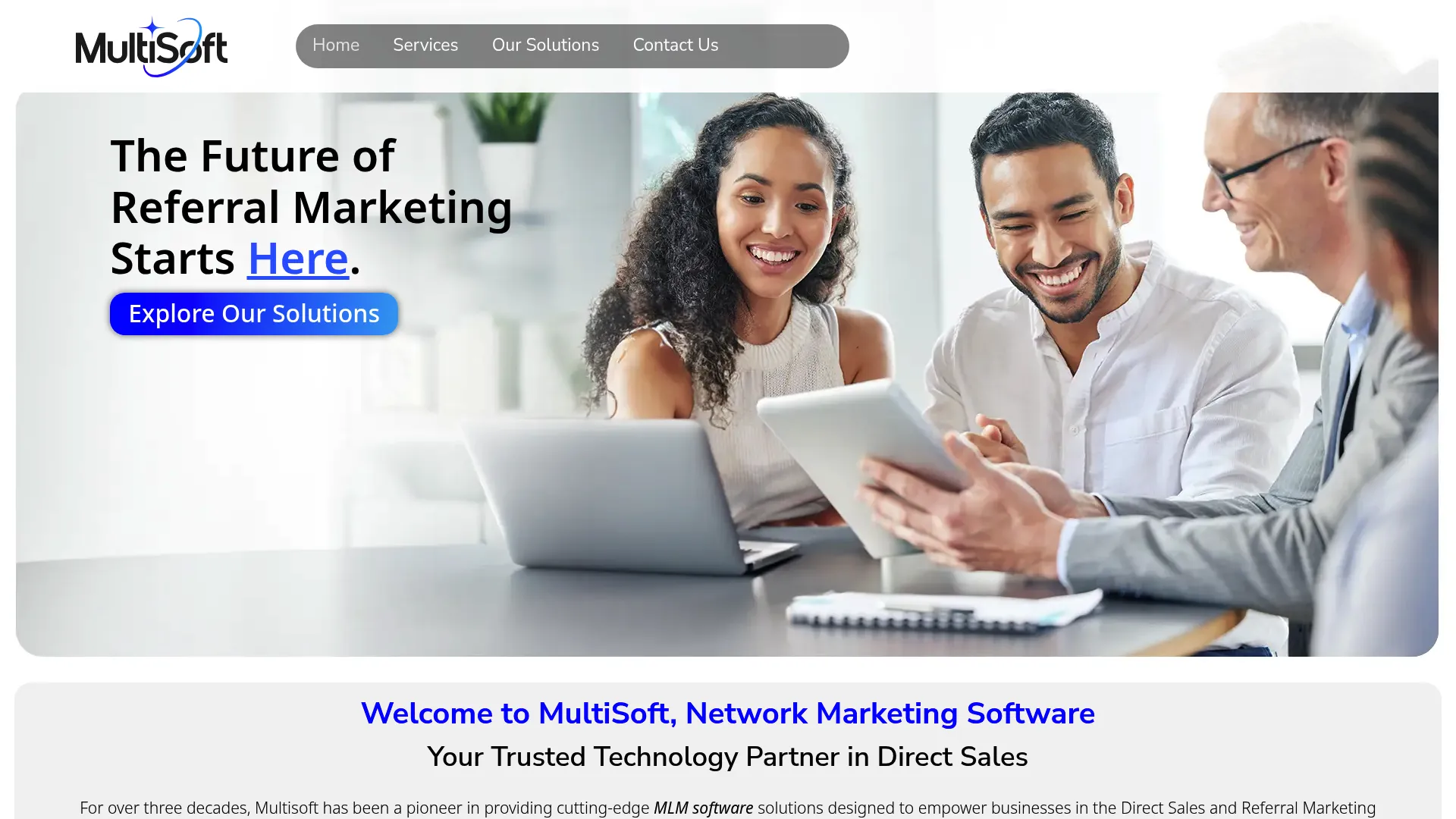 MarketPowerPRO MLM software homepage