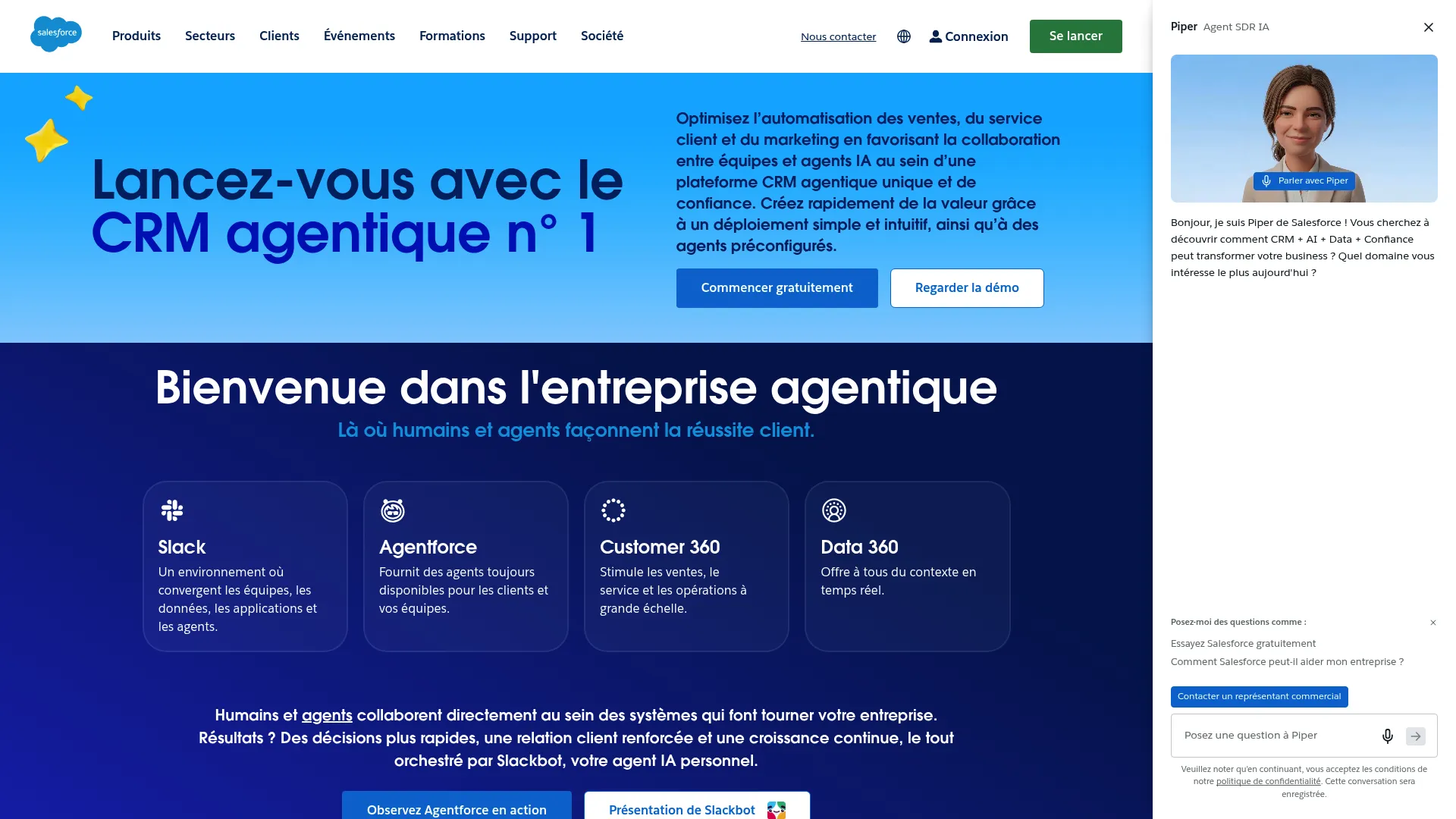 Salesforce Agentforce screenshot