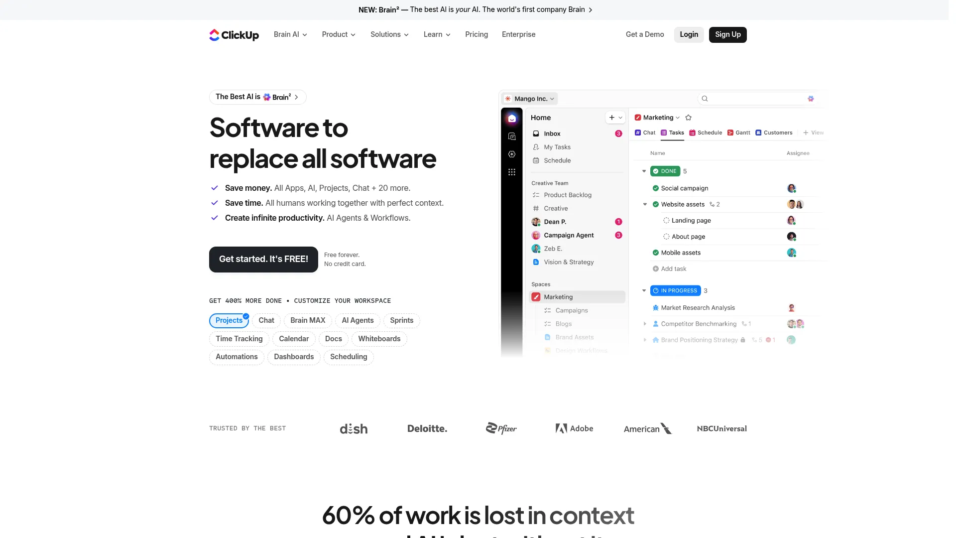ClickUp screenshot