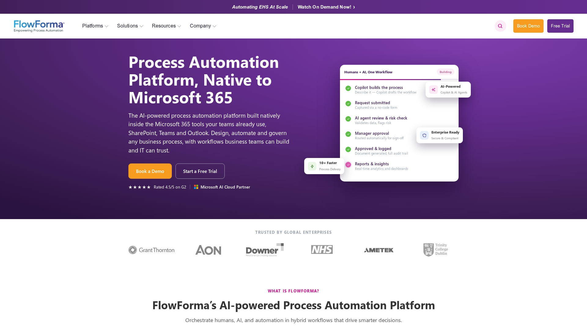 7. FlowForma Process Automation