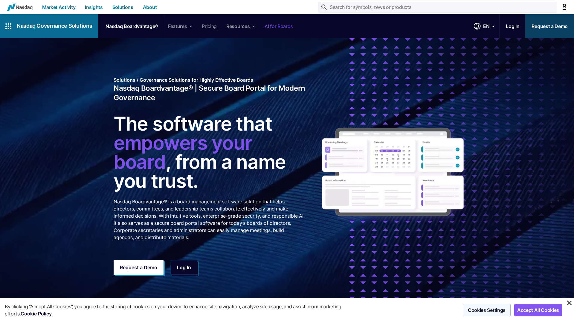2. Nasdaq Boardvantage
