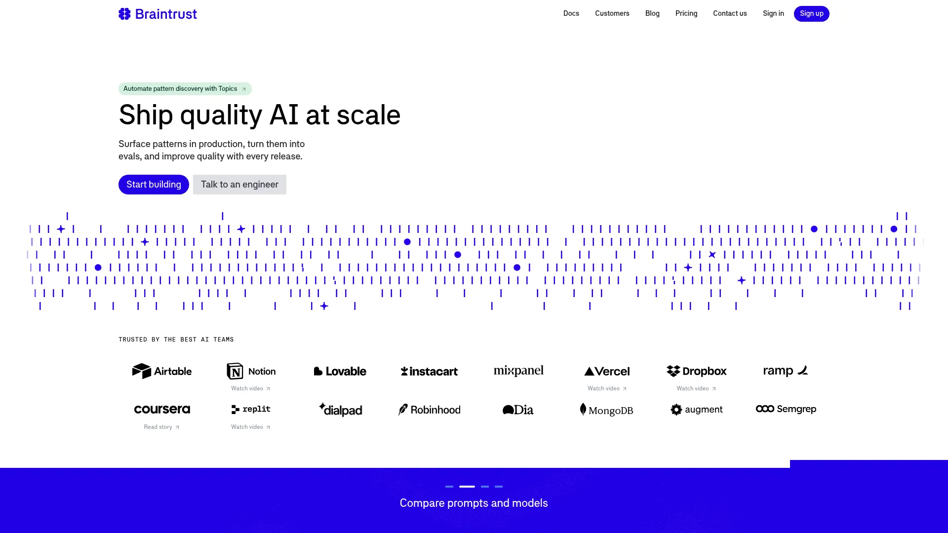 Braintrust LLMOps evaluation platform