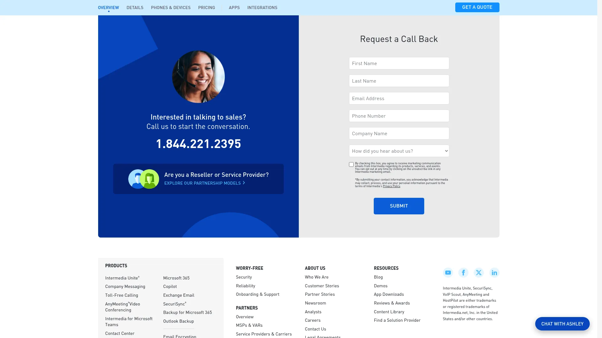 Intermedia Unite UCaaS platform