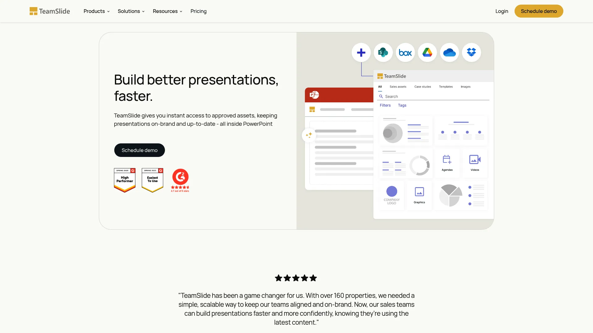 TeamSlide PowerPoint slide library