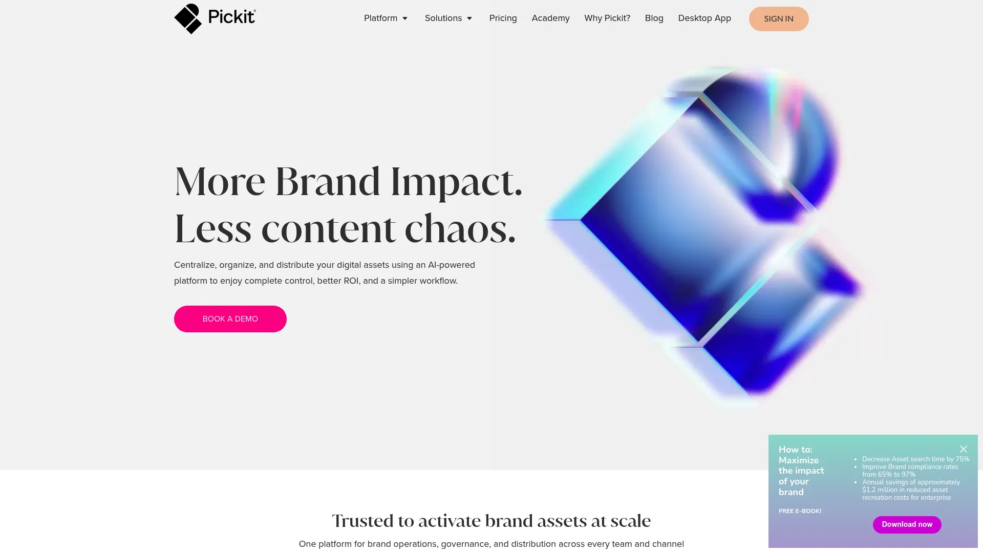 Pickit digital asset management