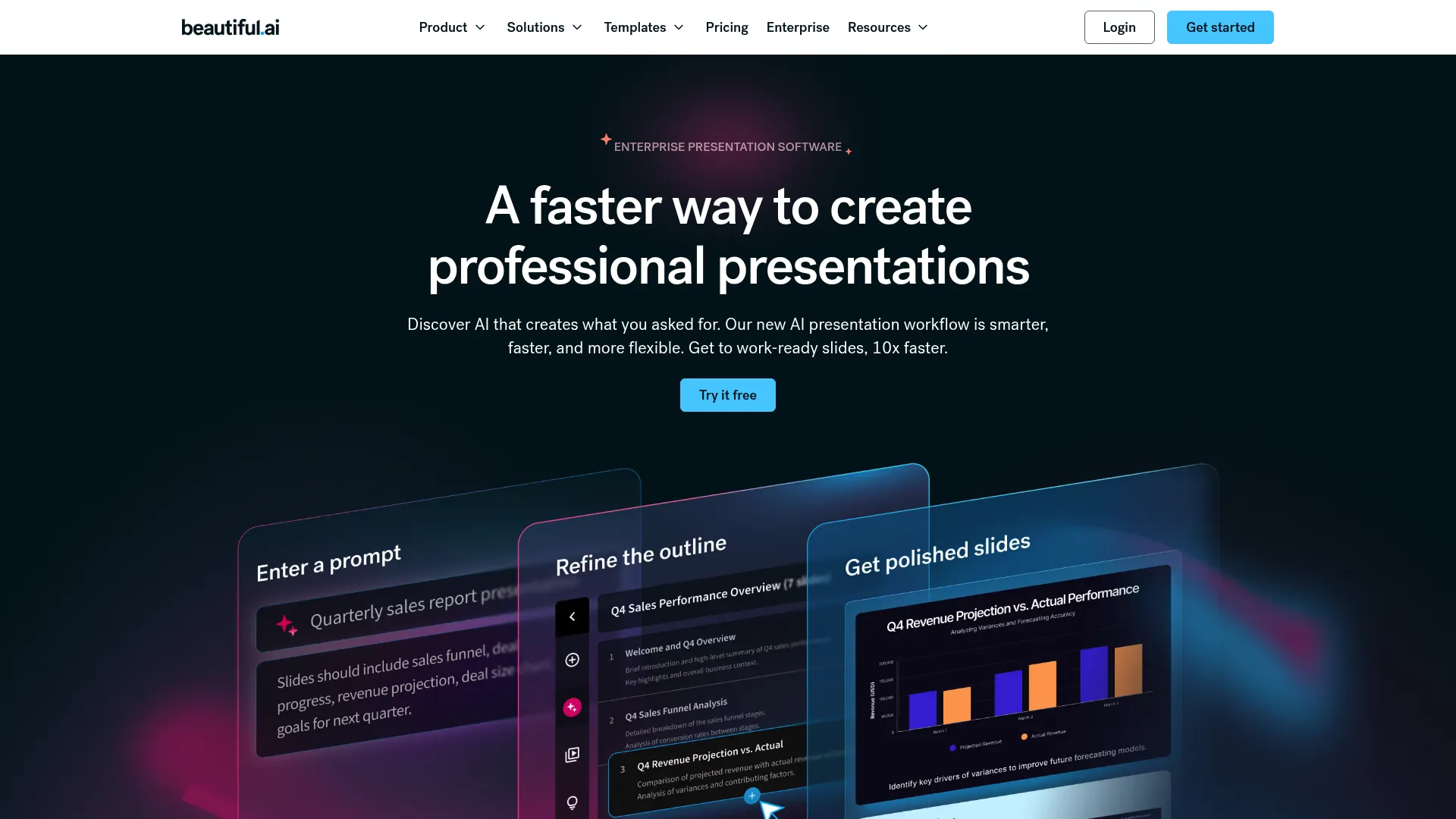 Beautiful.ai smart presentation software