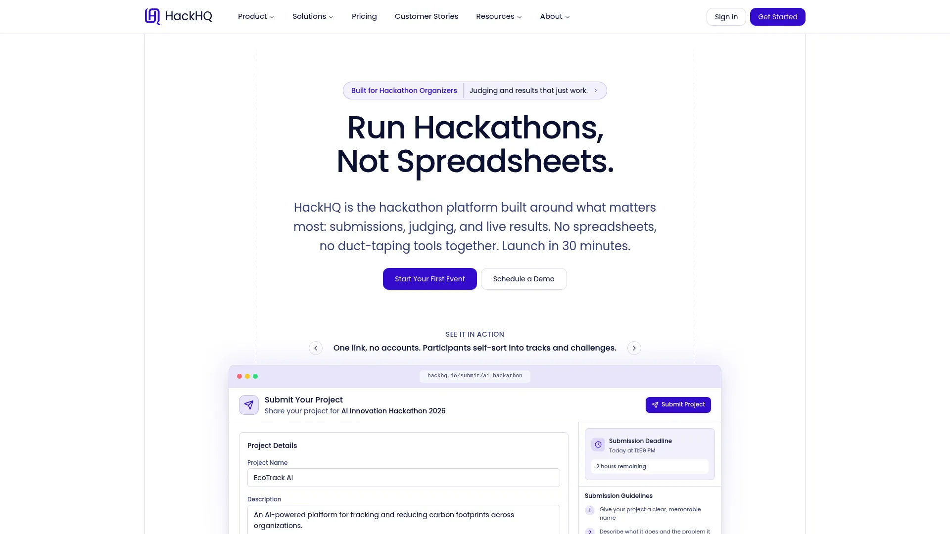 HackHQ screenshot