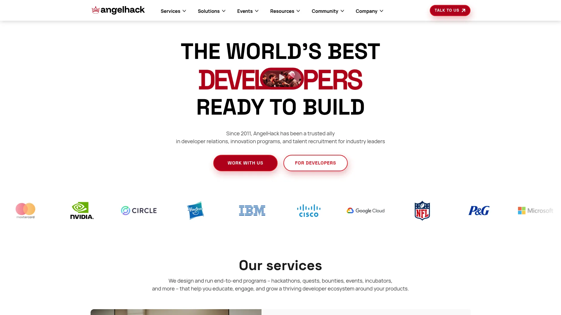 AngelHack screenshot