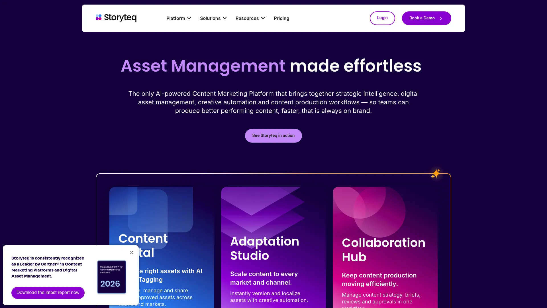 Storyteq content and creative automation platform