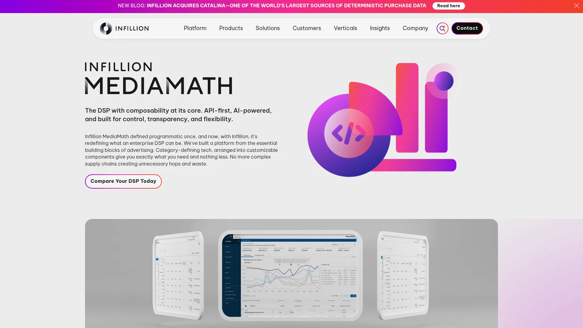 MediaMath omnichannel DSP platform, now part of Infillion