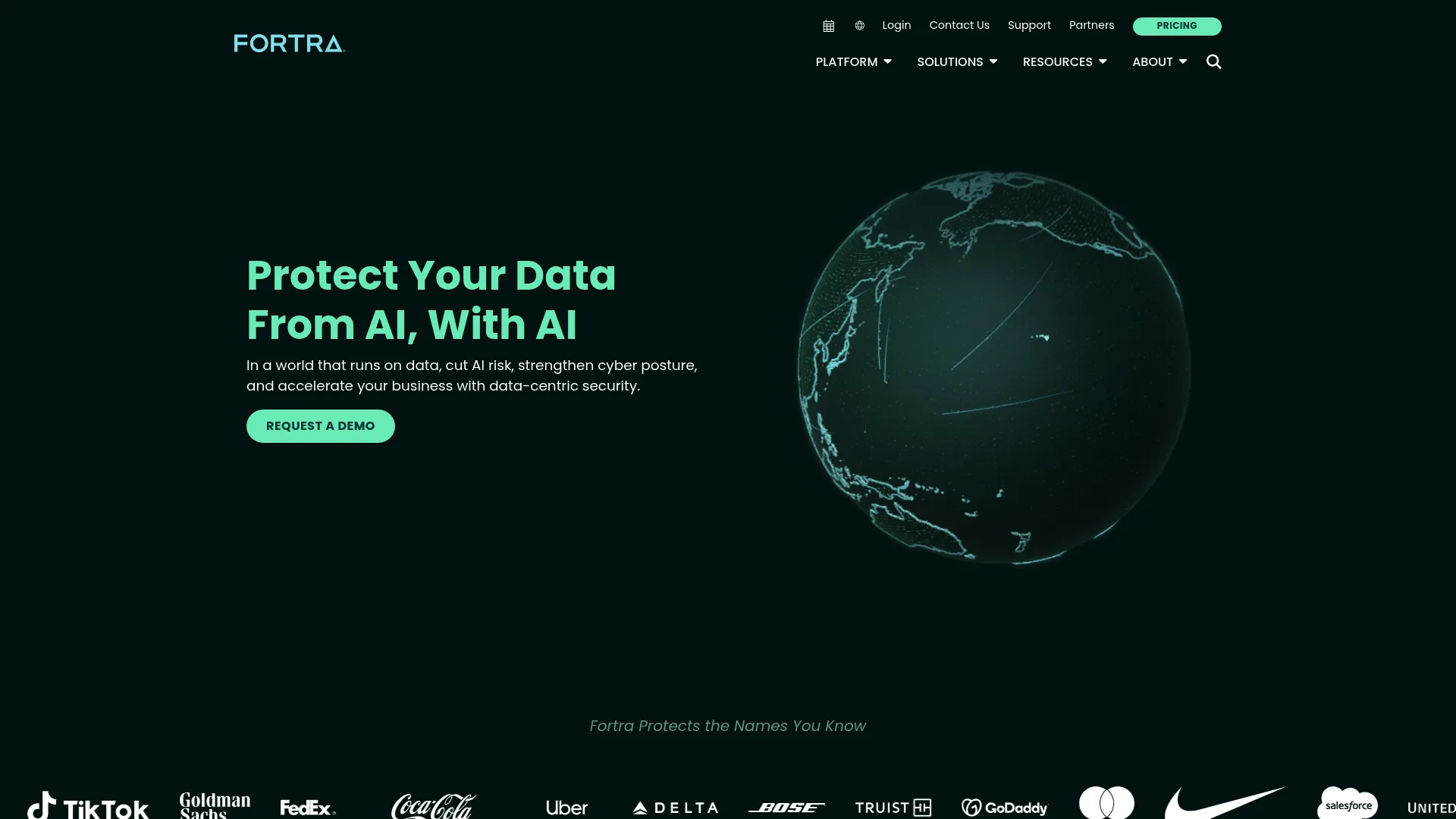 Fortra PhishLabs brand protection homepage