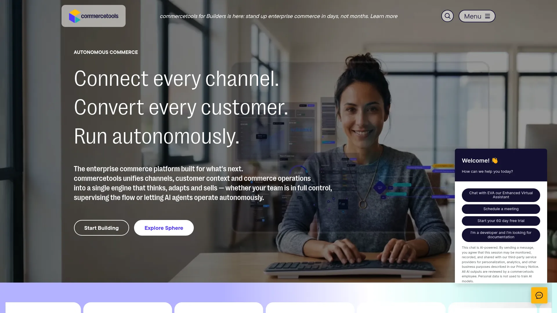 commercetools homepage