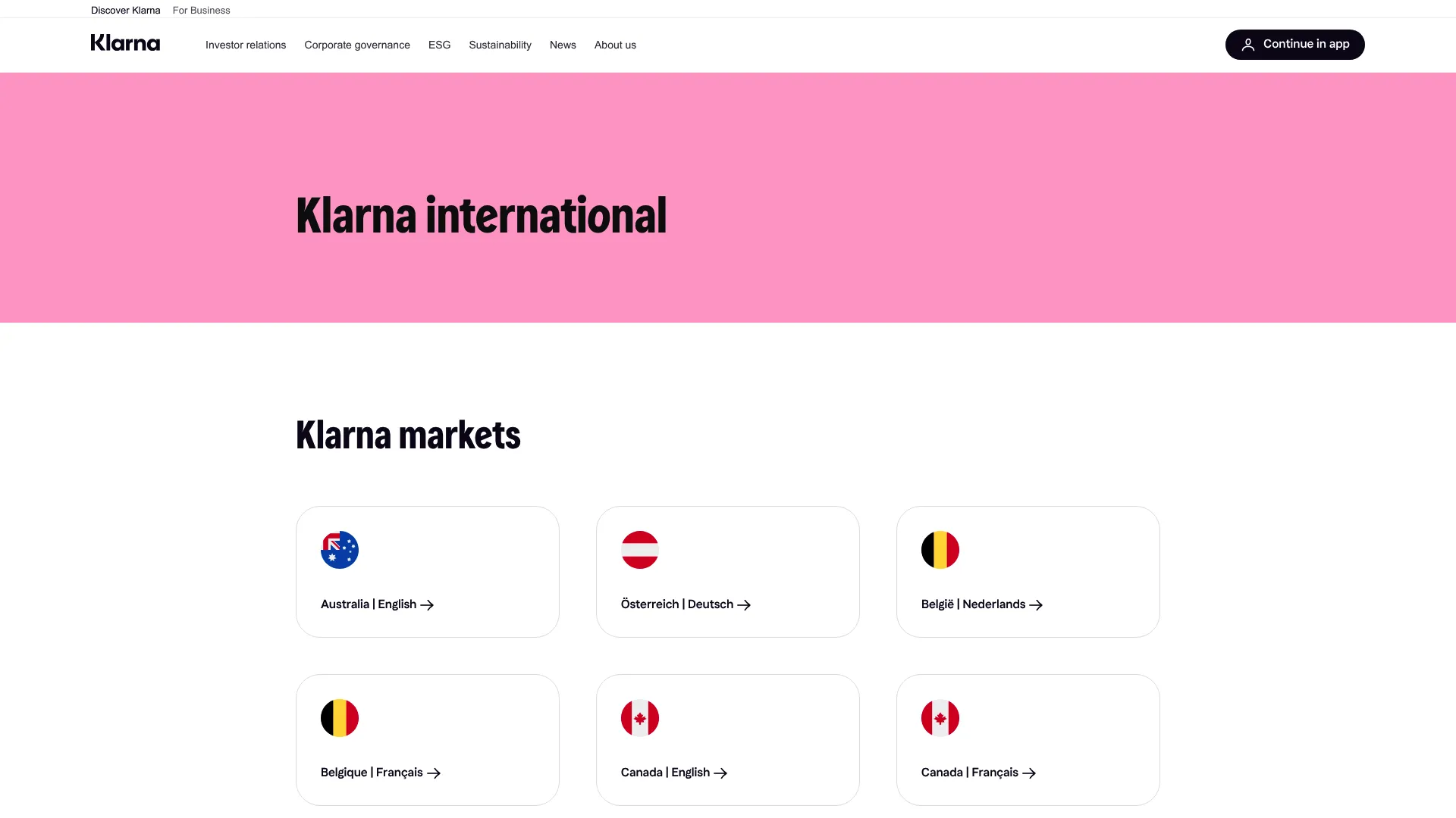 Klarna flexible payments app