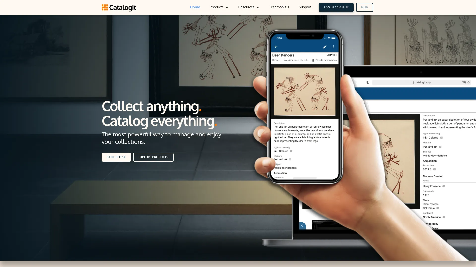 CatalogIt collections management software