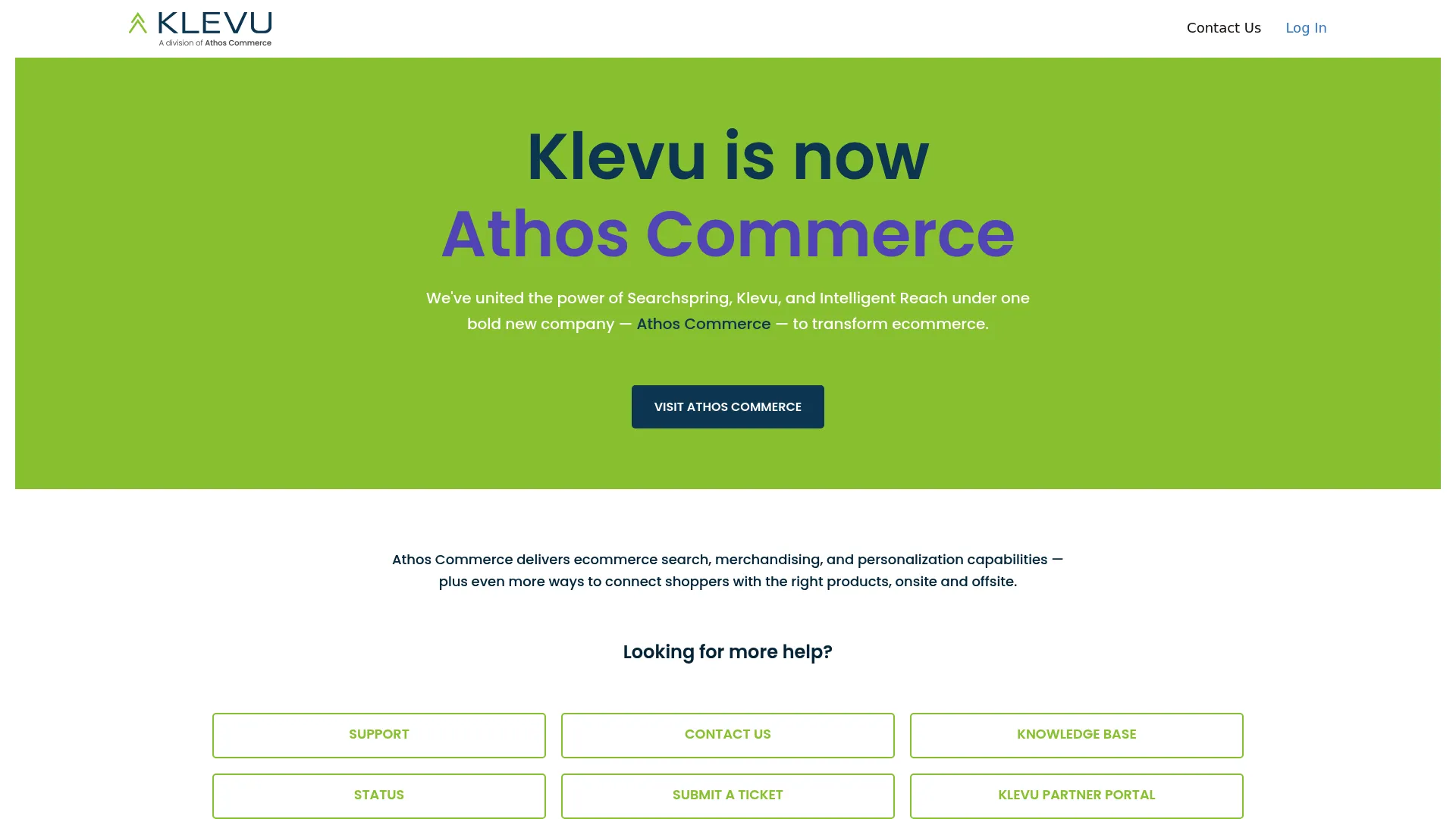 Klevu AI ecommerce search and discovery platform homepage