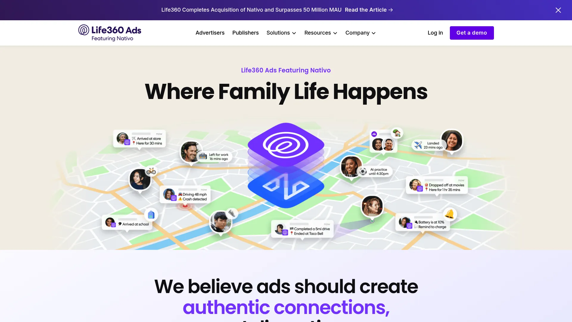 Nativo native advertising platform homepage