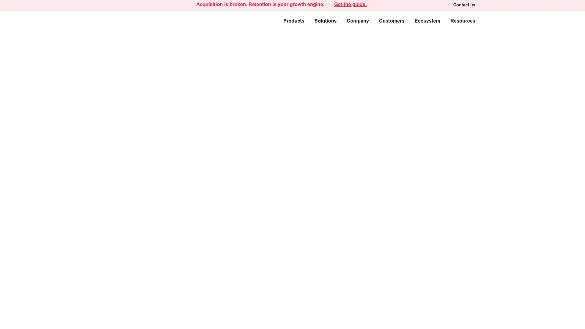 Salesfloor retail clienteling and virtual shopping platform homepage