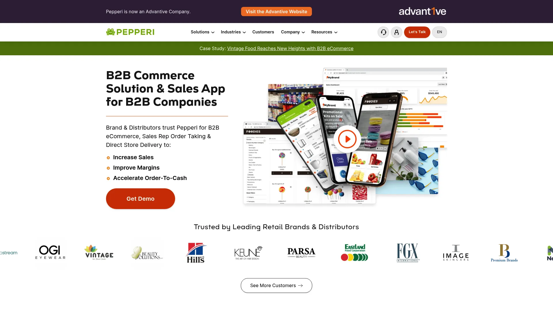 Pepperi retail execution and B2B commerce platform