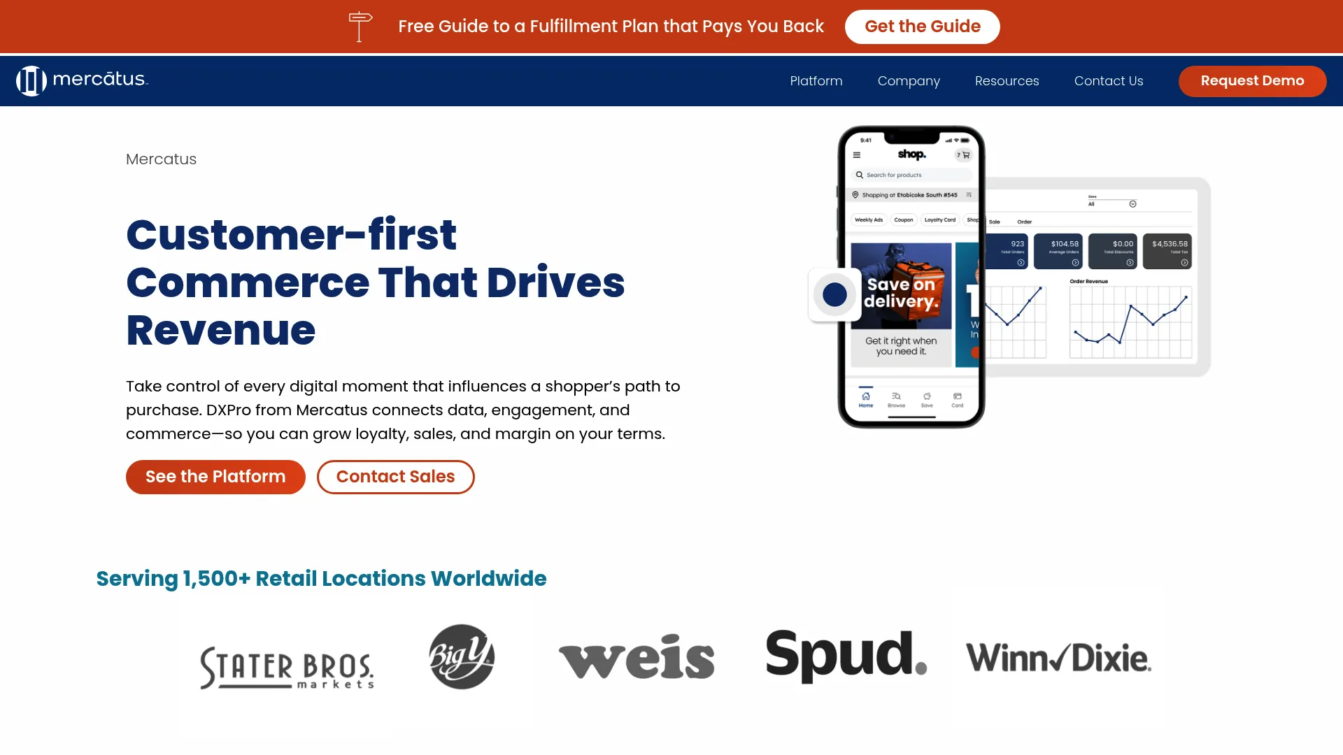 Mercatus grocery digital commerce and personalization platform