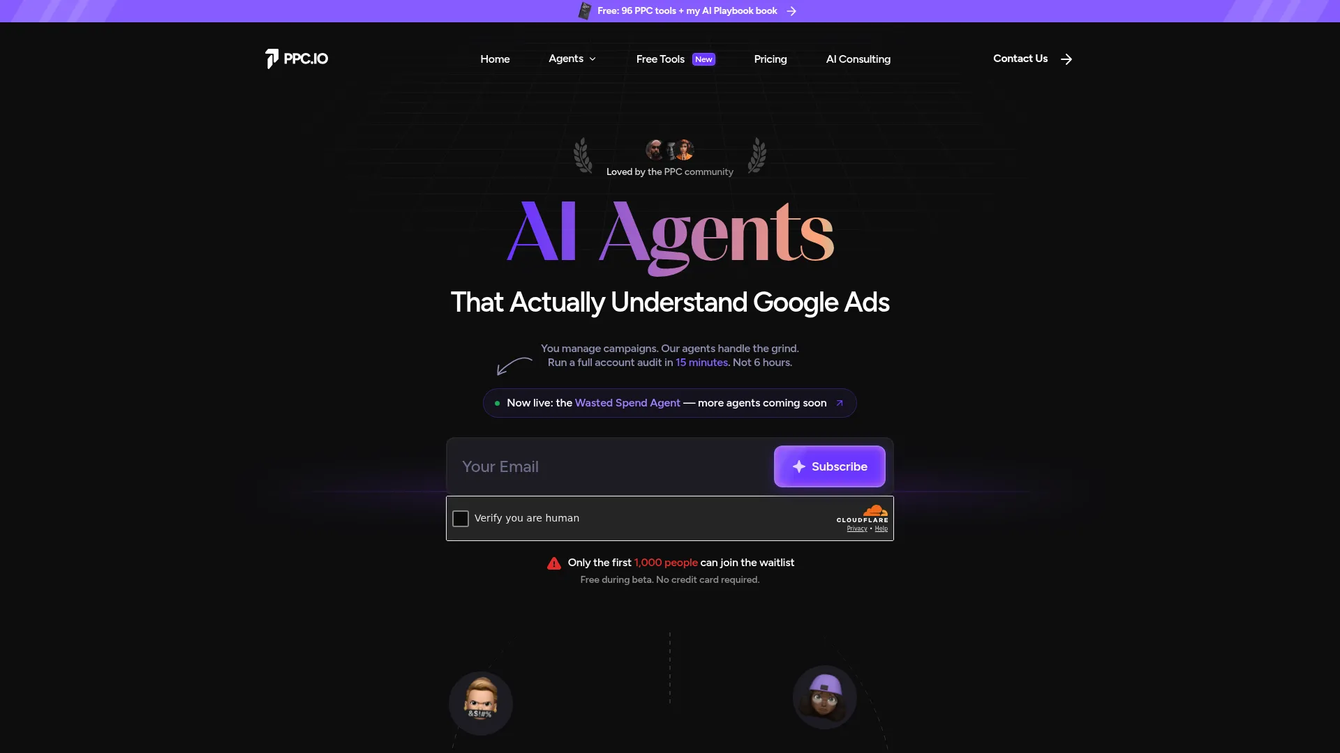PPC.io AI-powered Google Ads workflow software