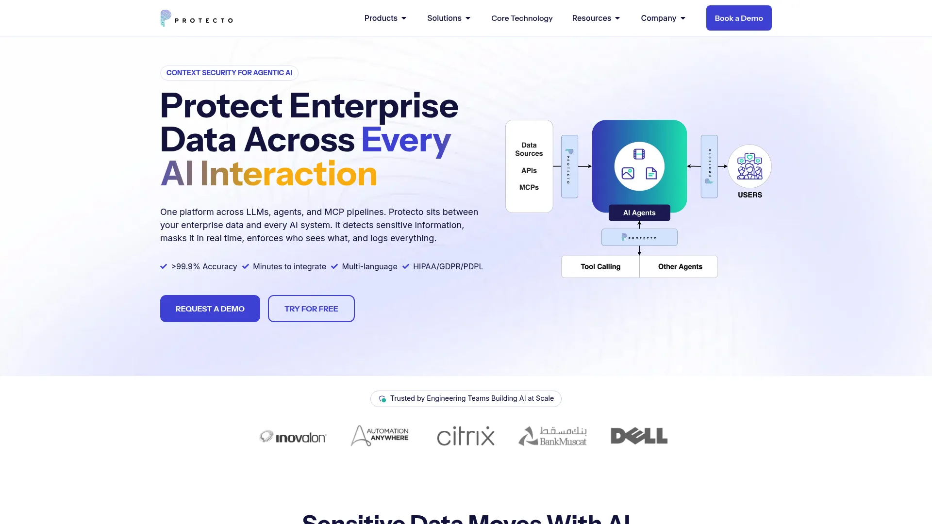 Protecto Privacy Vault data privacy platform