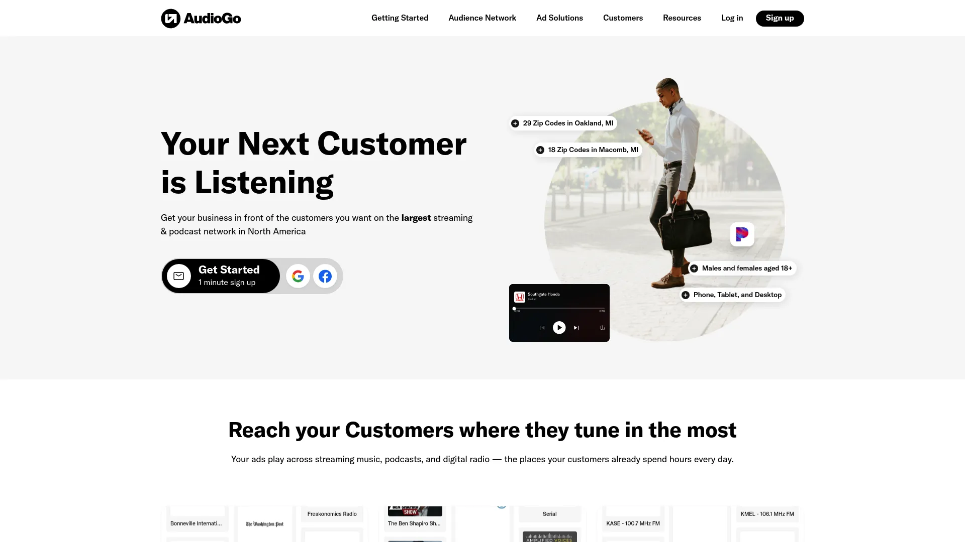 AudioGo audio advertising platform
