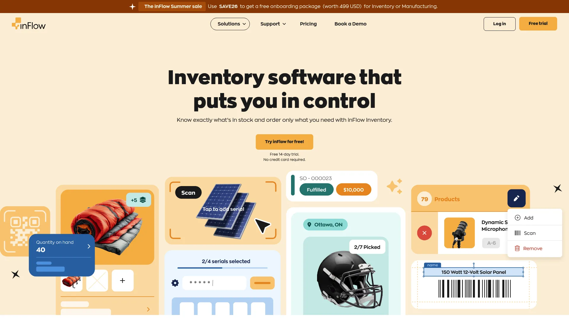 inFlow Inventory management software