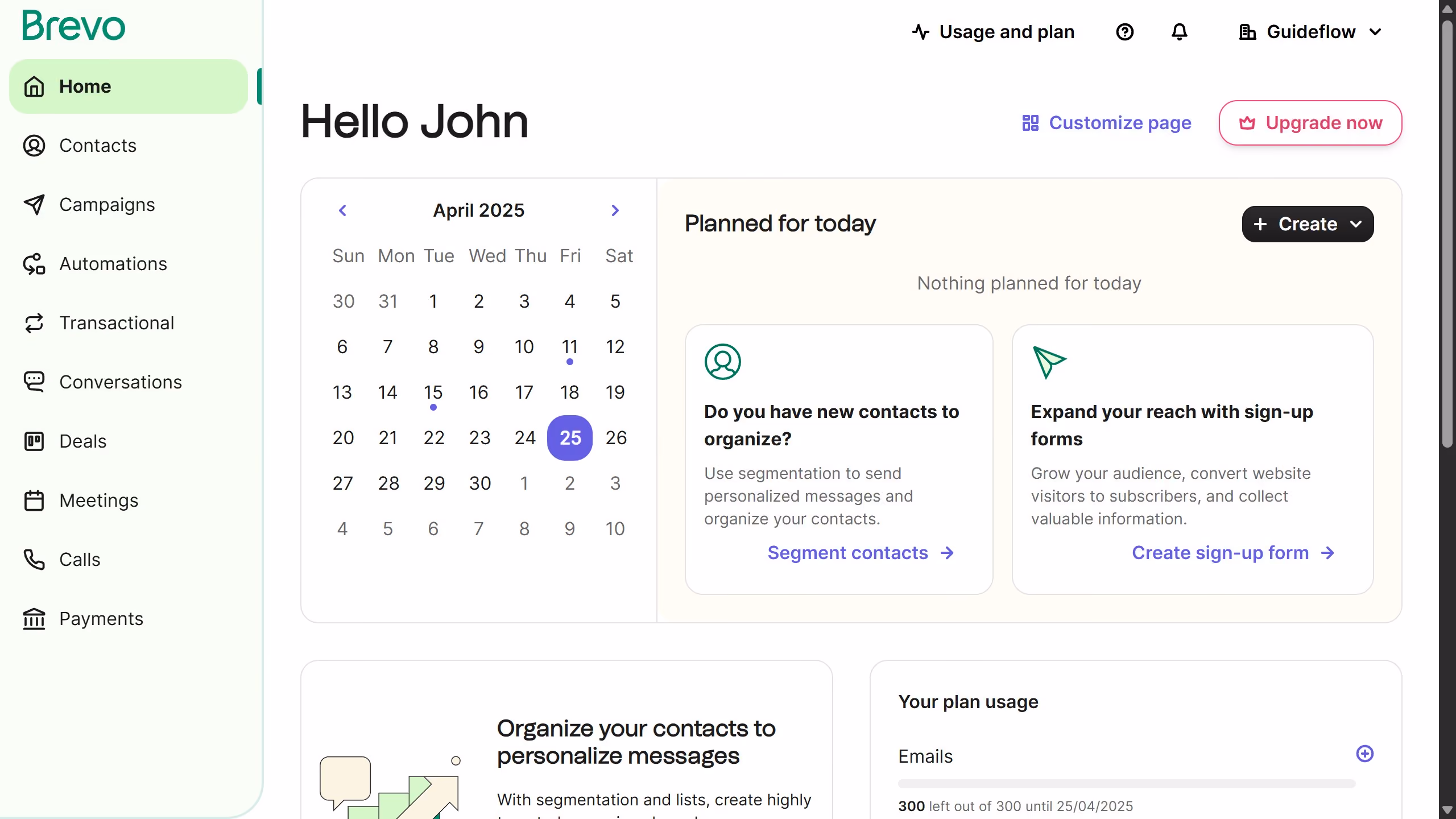How to use a transactional activity automation in Brevo