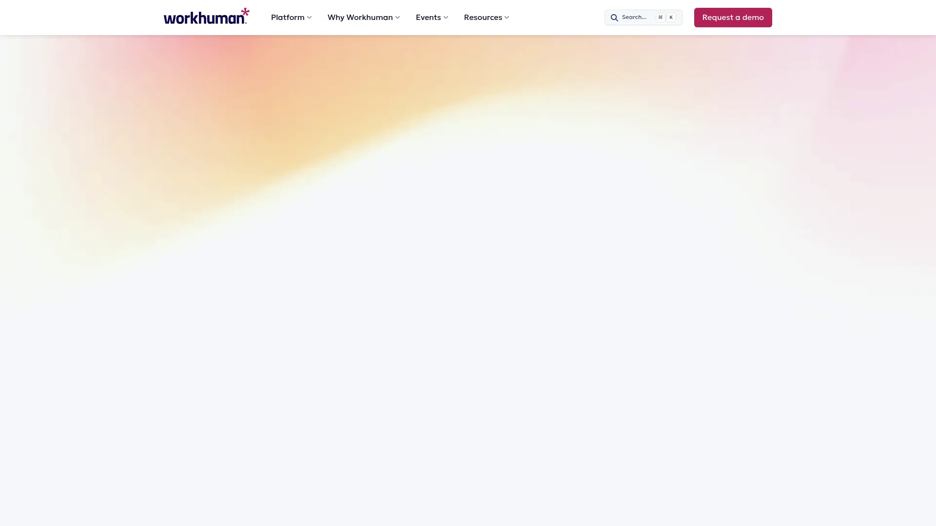 Workhuman enterprise social recognition and culture platform