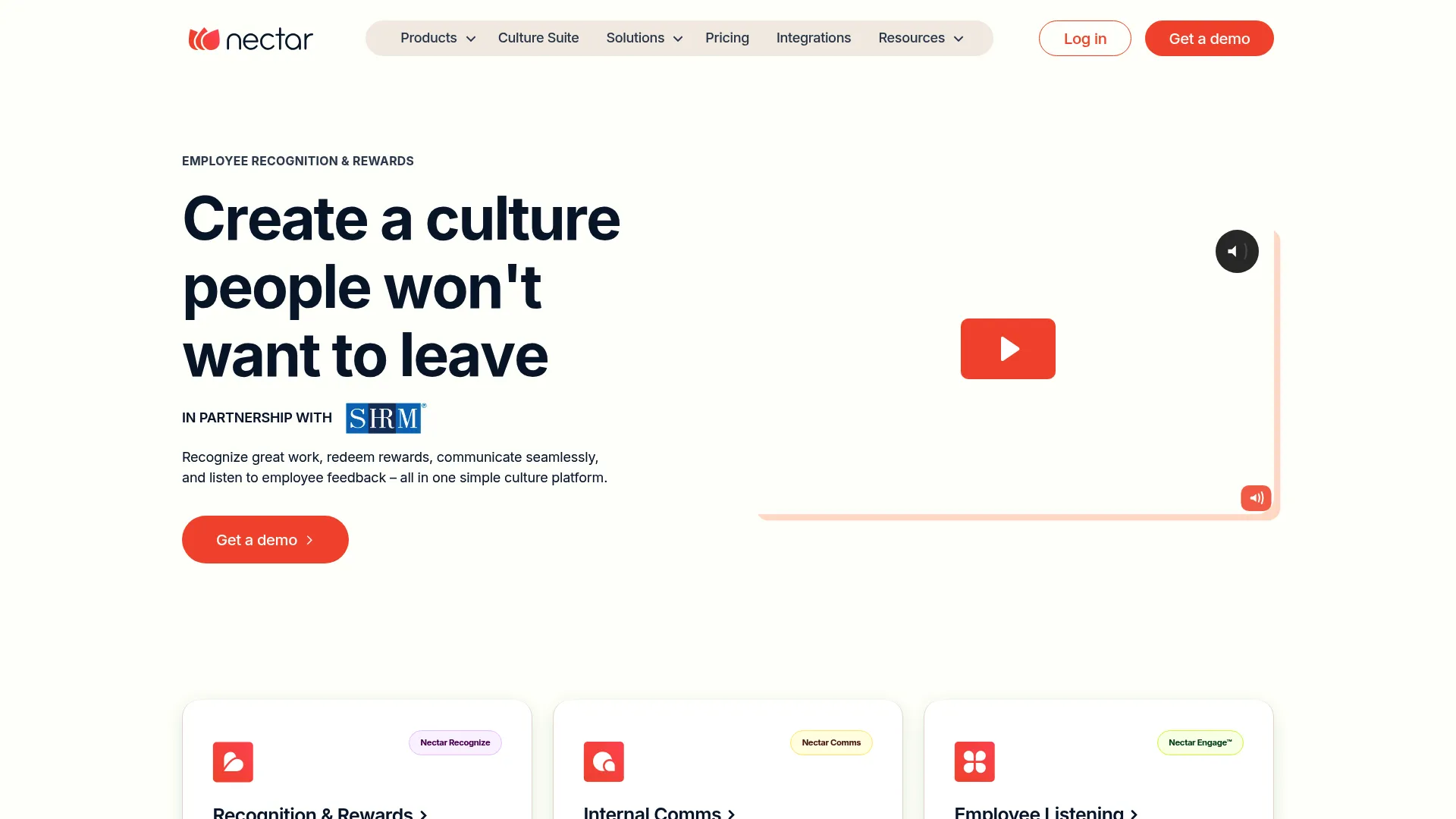 Nectar recognition, engagement, and internal communications software