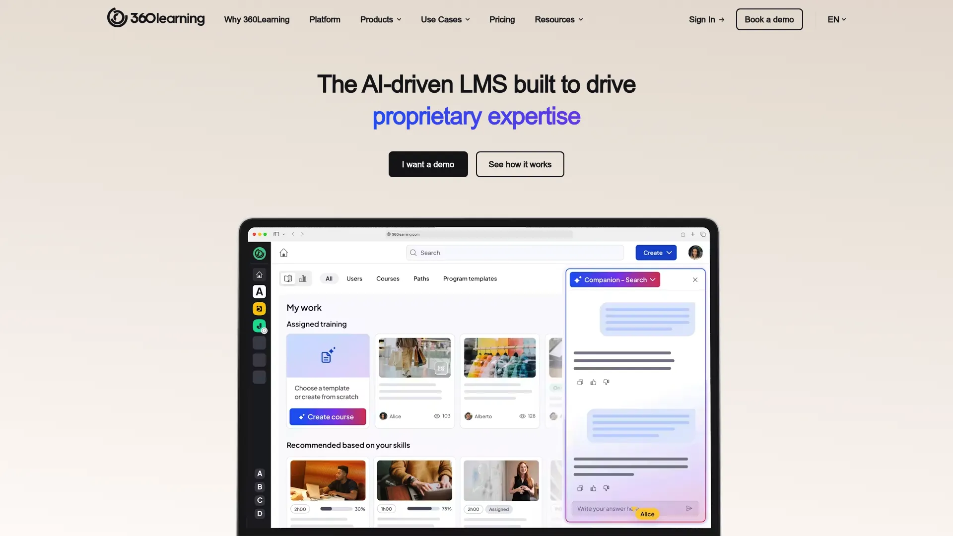 360Learning collaborative learning platform